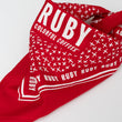 Load image into Gallery viewer, Ruby "X" Bandana