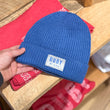 Load image into Gallery viewer, Blue Ruby Patch Beanie
