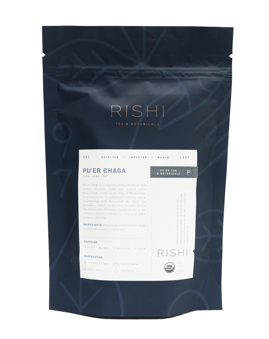 Rishi Pu'er Chaga Organic Tea Blend