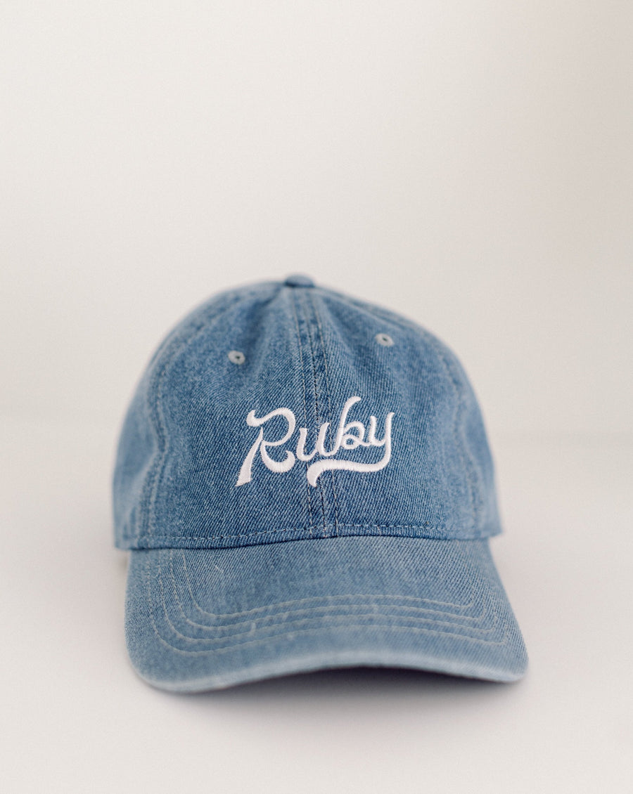 Ruby Embroidered Dad Hat