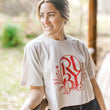 Load image into Gallery viewer, Monogram Crop Tee