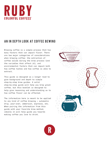 Resources: An In Depth Coffee Brewing Guide