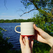 Load image into Gallery viewer, Handmade Ruby PKK Coffee Handle Mug
