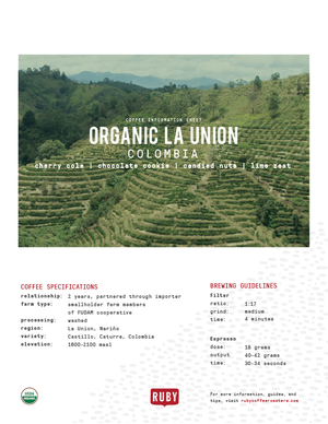 Organic Colombia La Union