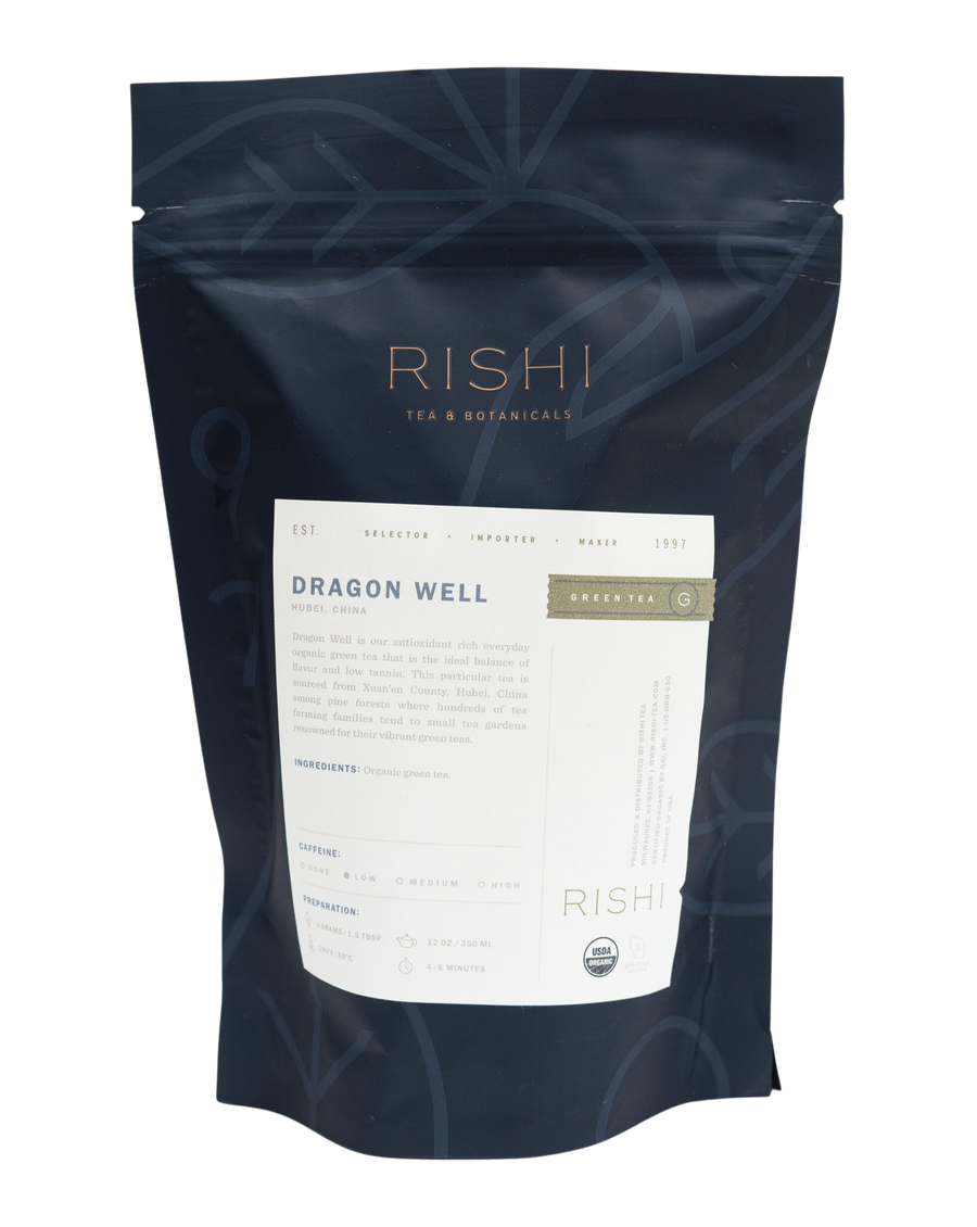 Rishi Organic Dragon Well Loose Leaf Green Tea