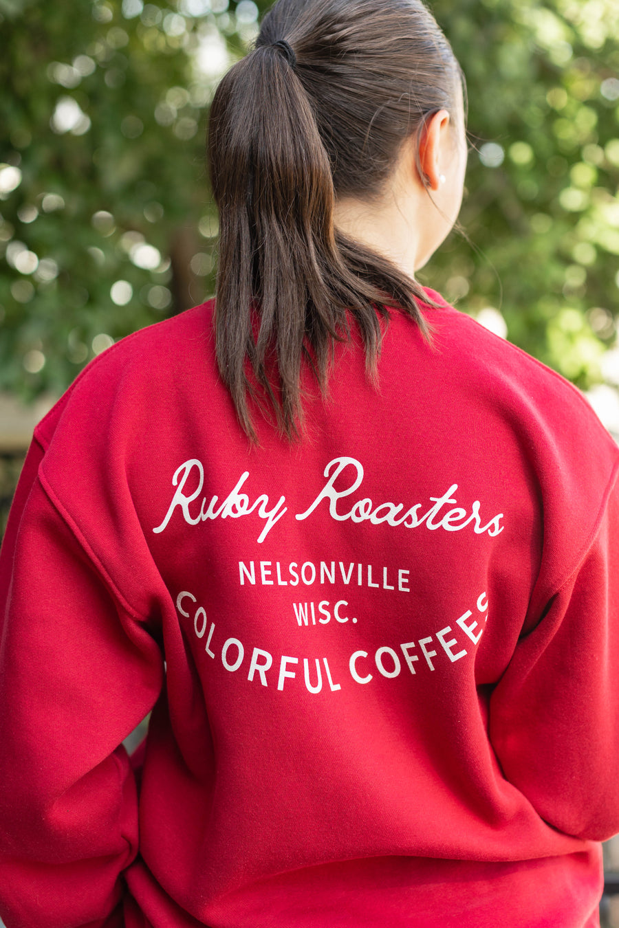 Ruby Embroidered Crewneck