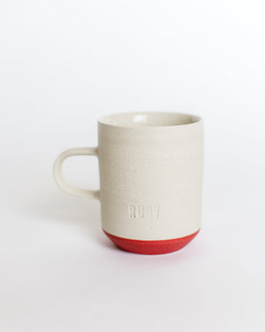 Handmade Ruby PKK Coffee Handle Mug