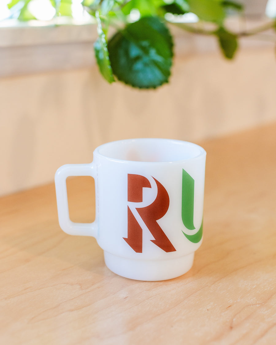 RUBY Milk Glass Mug