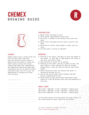 Chemex Coffee Maker