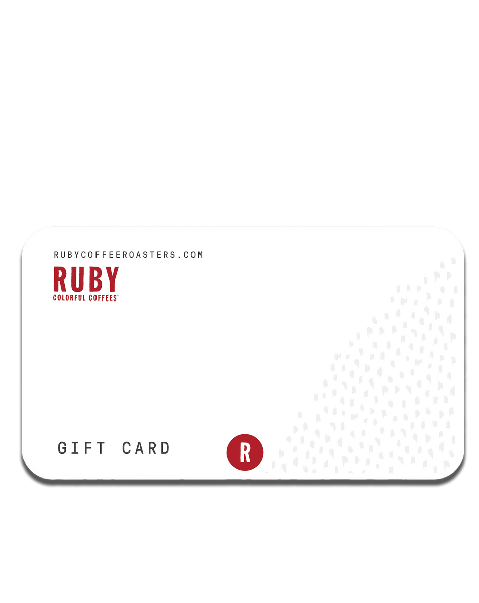 Online Gift Card – Ruby Coffee Roasters