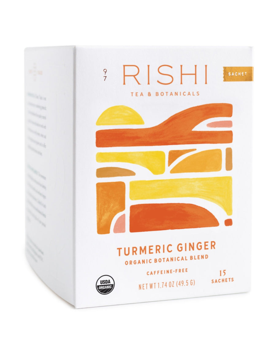 Rishi Organic Turmeric Ginger Tea Sachets