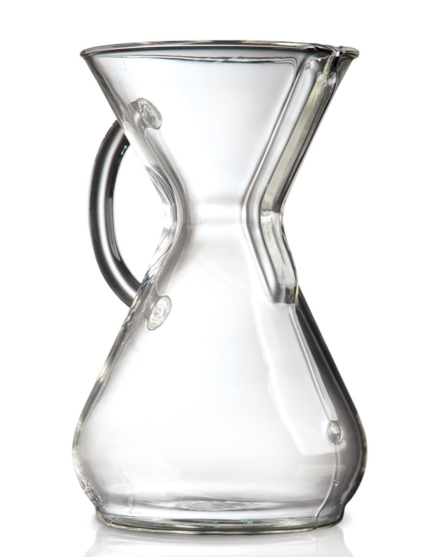 Chemex 3-Cup Pour-Over Classic Series Glass Coffee Maker – The  Concentrated Cup