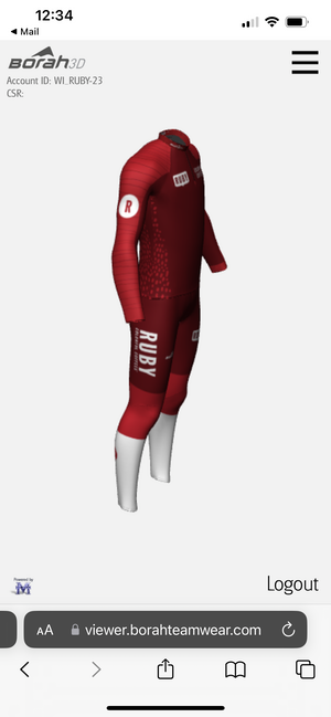 Ruby Ski Suit - custom